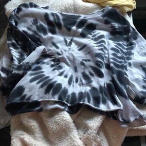 Cropped pacsun, tie dye t shirt